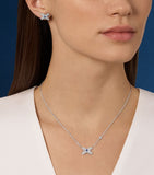 Chaumet Jeux de Liens earrings white gold diamonds sapphires - British product