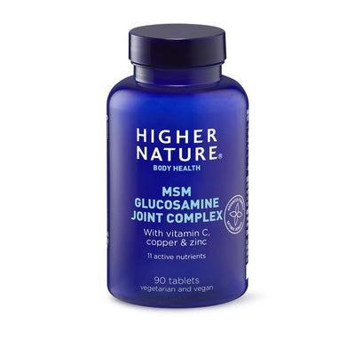Superdrug Higher Nature MSM Glucosamine Joint Complex 90 Tablets- Buy online at McGrocer