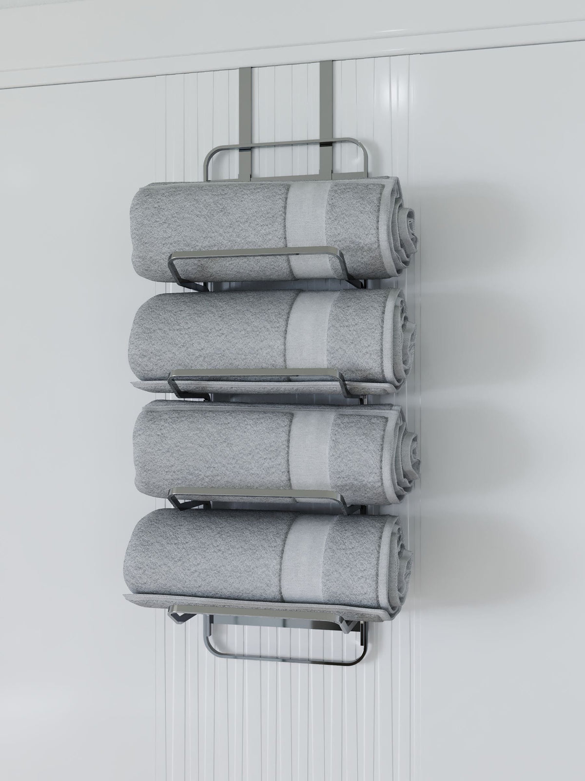 CROYDEX hook over door towel rack 66.5cm height - British product