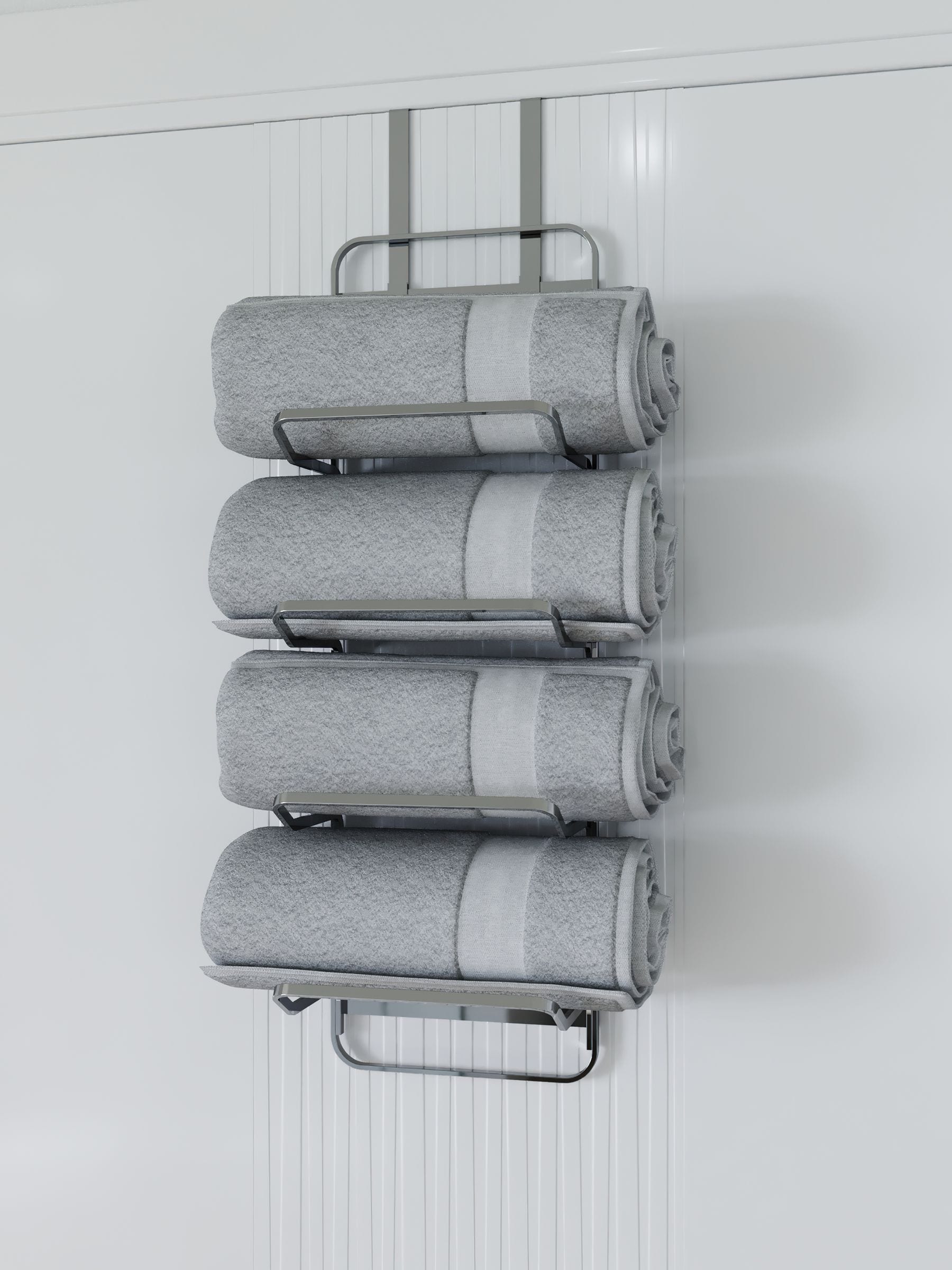 CROYDEX Hook Over Door Towel Rack