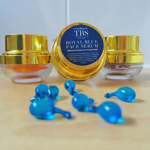 TBS 14 Day Repair Royal Blue Face Serum Capsules 14 Pieces GOODS Superdrug   