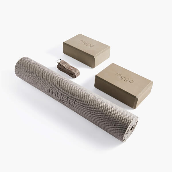 Myga yoga entry set mat strap blocks, imported from the UK