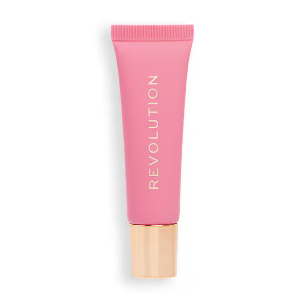 Revolution Juicy Peptide Lip Balm Pink Strawberry, imported from the UK