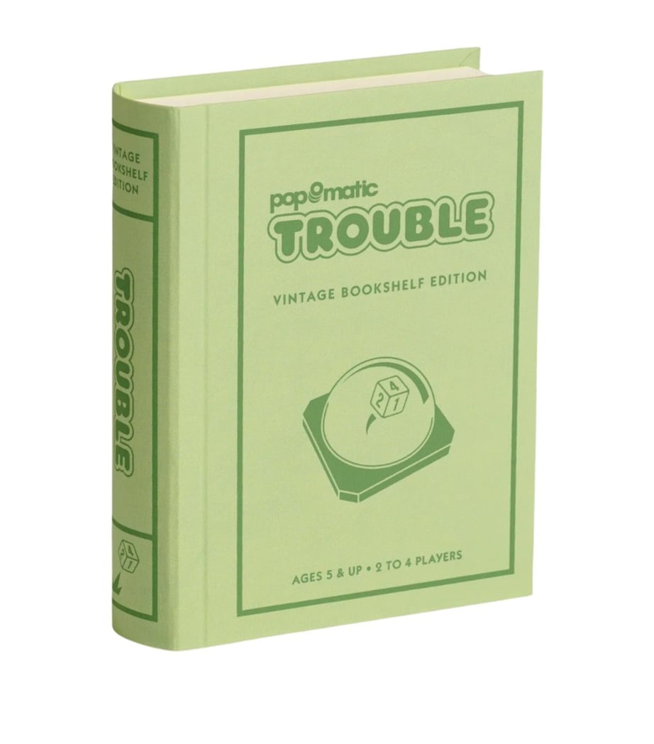 Trouble Vintage Bookshelf Edition board game (British brand)