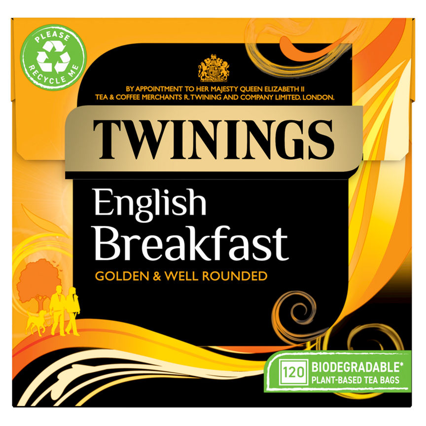 Twinings English Breakfast 120 Plant-Based Tea Bags 300g