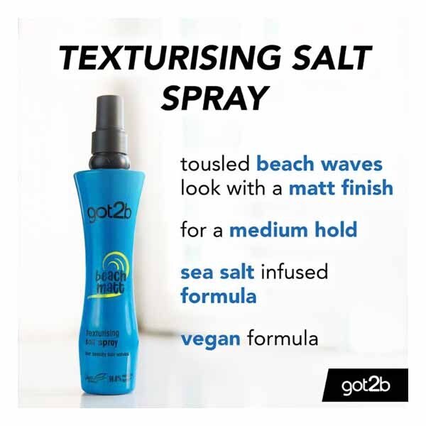 got2b Beach Matt Texturizing Salt Spray 200ml GOODS Superdrug   