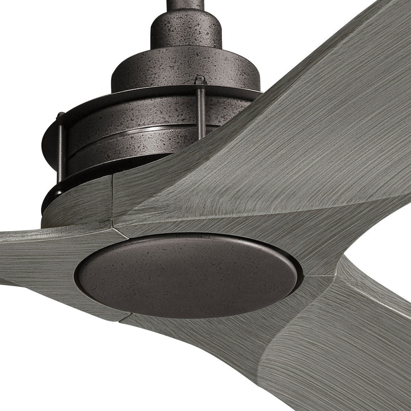 Kichler Ried 3-blade ceiling fan 142cm, UK version