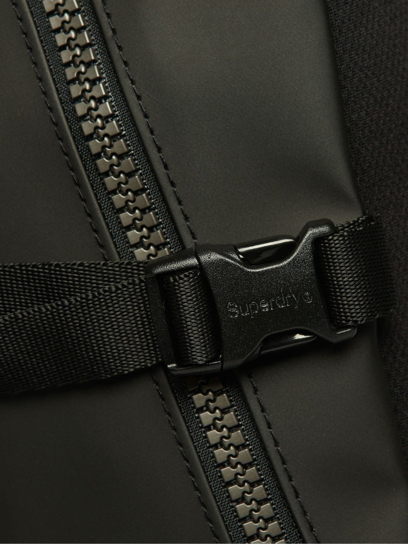 Superdry Tarp Embroidered Rucksack in black (British brand)