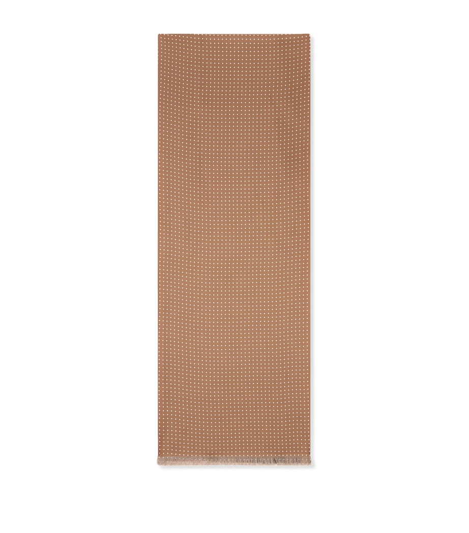 TOM FORD polka-dot scarf 23x131cm (British brand)