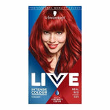 LIVE Intense Colour Permanent Black Hair Dye Deep Black GOODS Superdrug Real Red 035  
