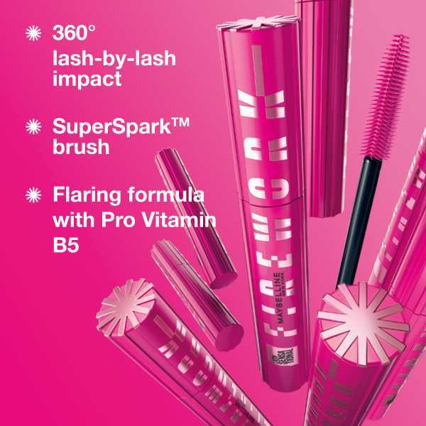 Maybelline Lash Sensational Firework Mascara Black, imported from the UK