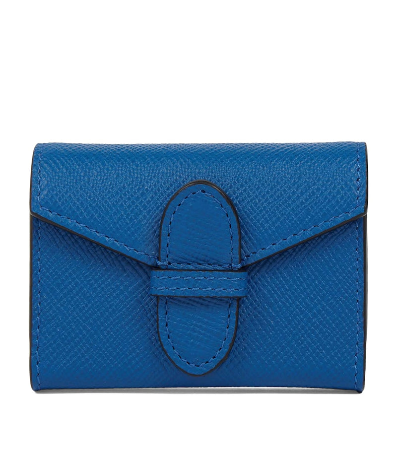 Smythson leather single playing card case (British brand)