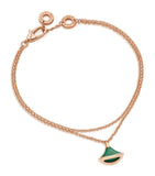 Bvlgari Rose Gold Malachite Divas' Dream Bracelet (British brand)
