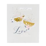 George Home Sparkling Champagne Glasses Wedding Card General Household ASDA   