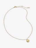 Astley Clarke 18ct gold vermeil white sapphire locket, imported from the UK