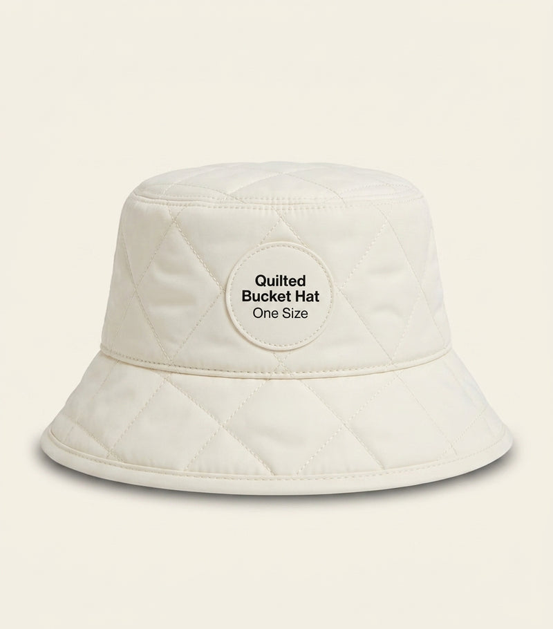 Burberry quilted bucket hat polyamide - imported from the UK