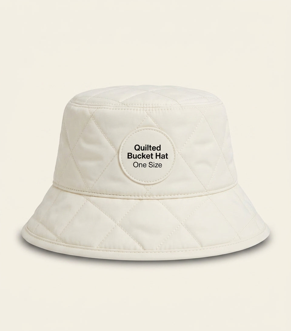 Burberry quilted bucket hat polyamide - imported from the UK