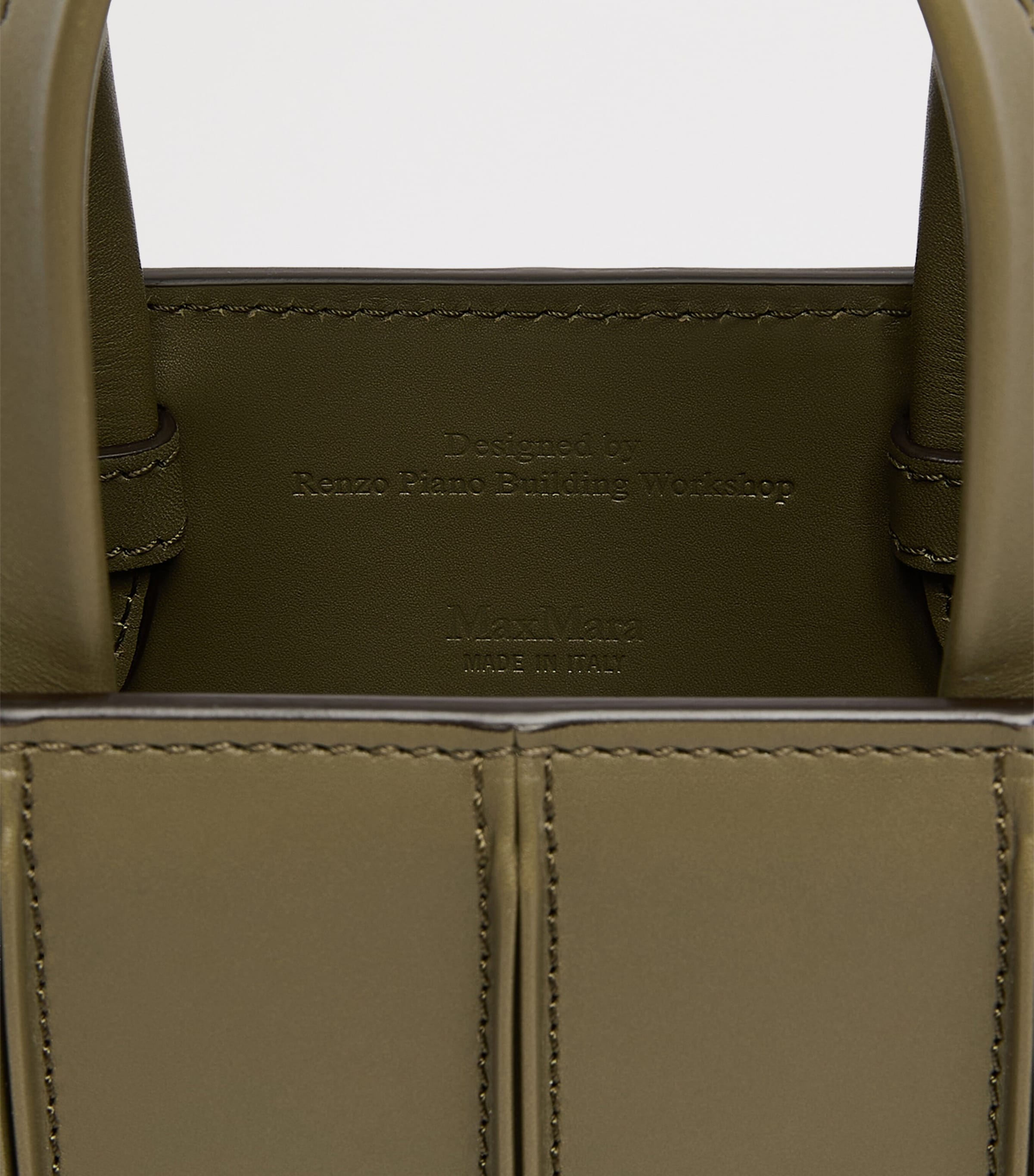 Max Mara Micro Whitney top-handle bag in calfskin (British brand)