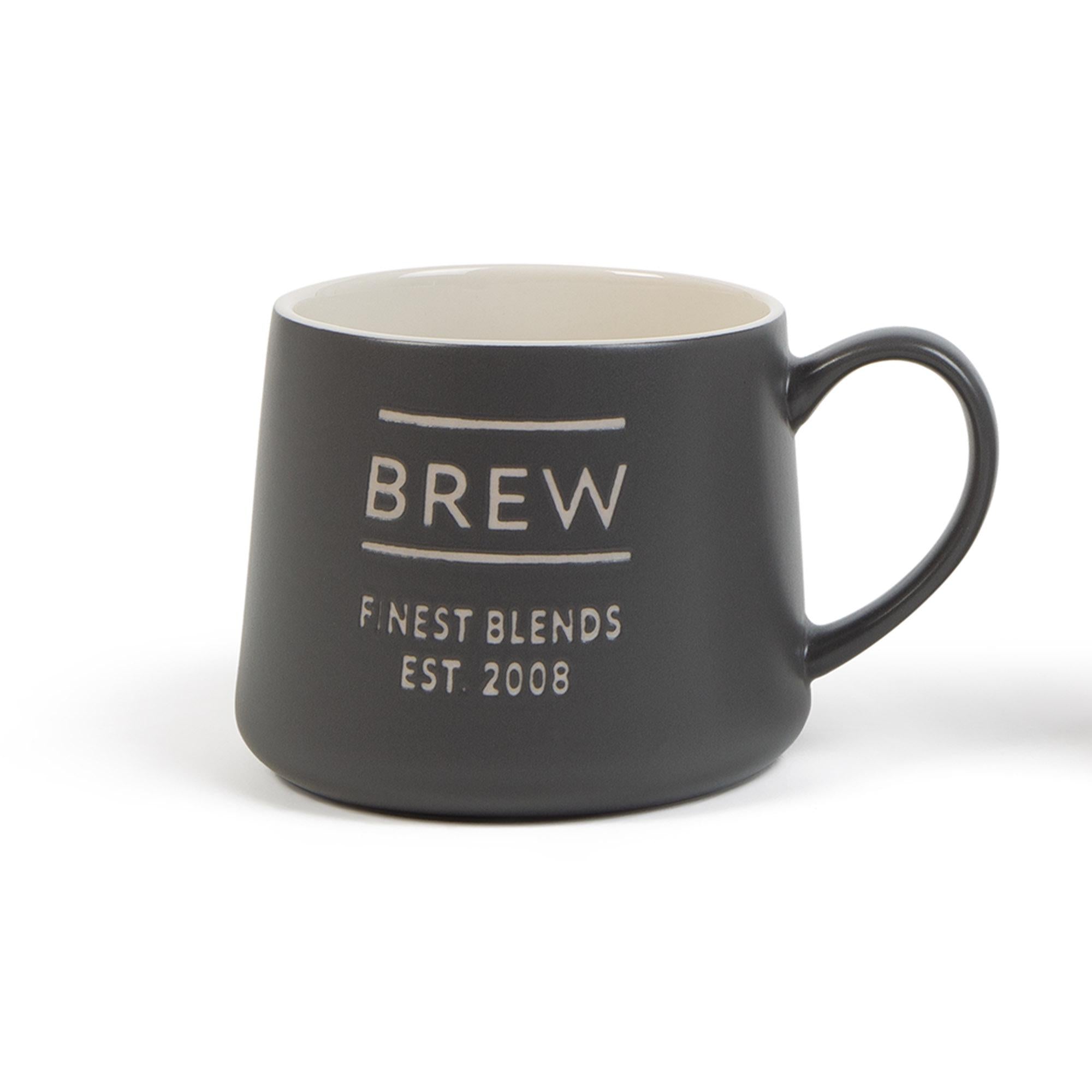 Habitat Industrial Grey Brew Mug GOODS Sainsburys   