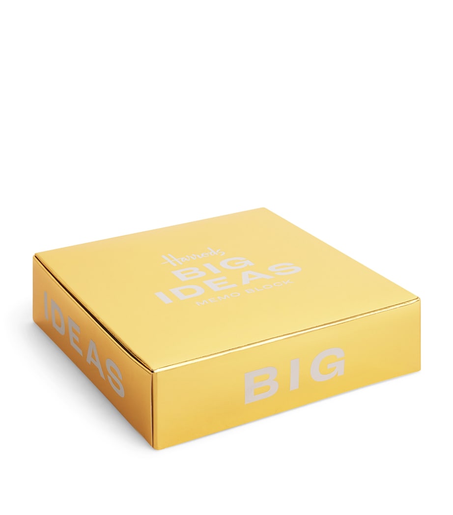 Harrods logo memo block - British product