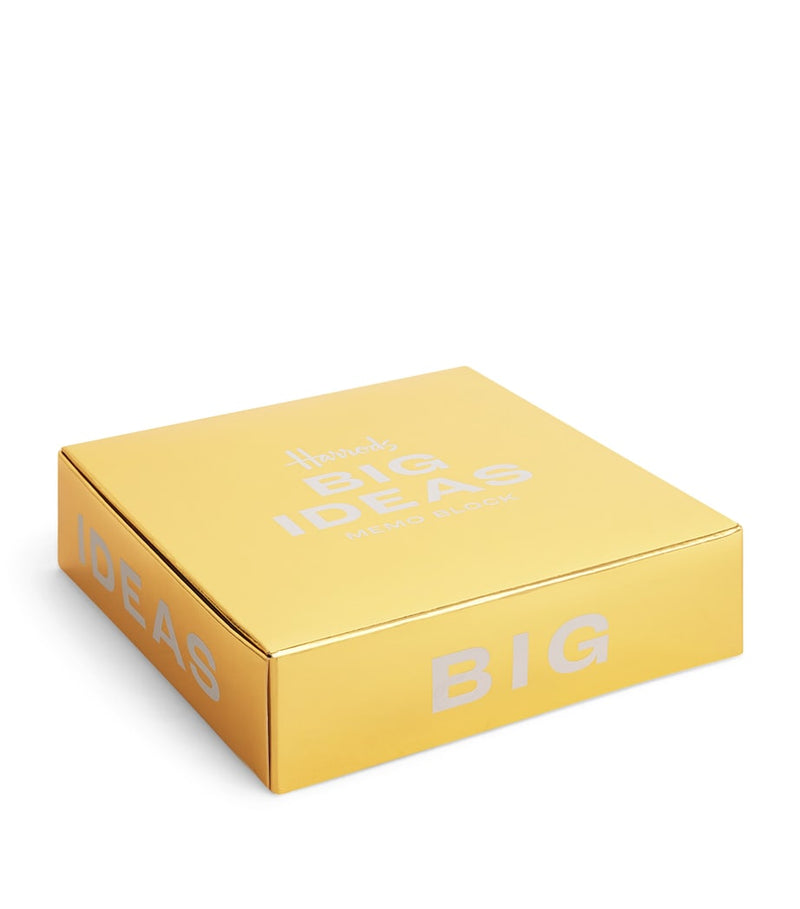 Harrods logo memo block - British product