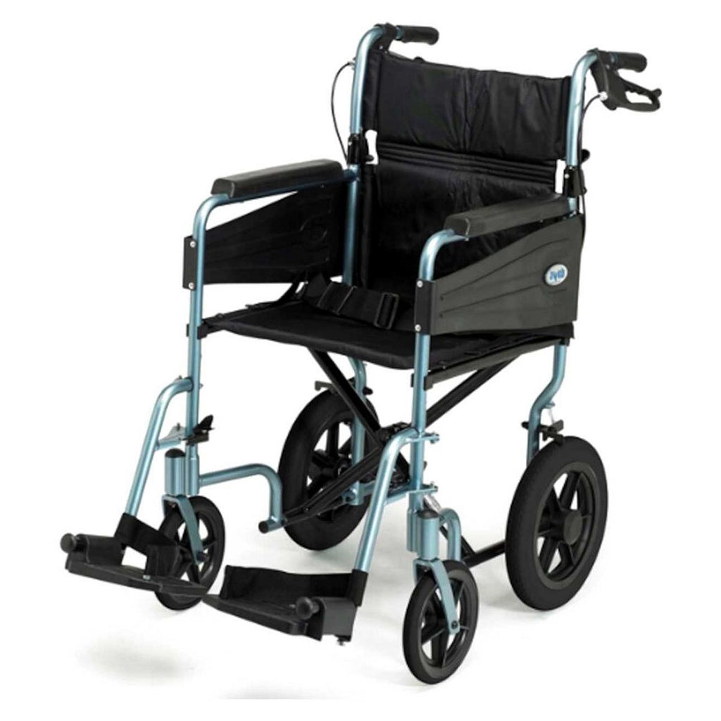 Lite Attendent Controlled Folding Wheelchair, Narrow