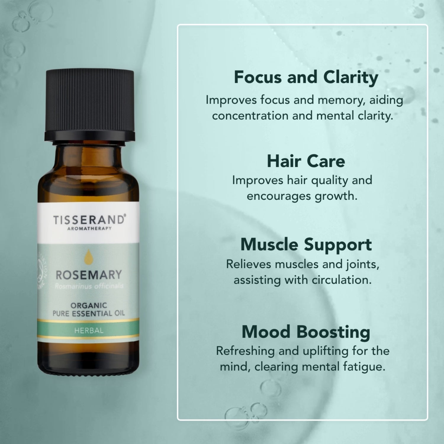 Rosemary Organic Essential Oil, imported from the UK