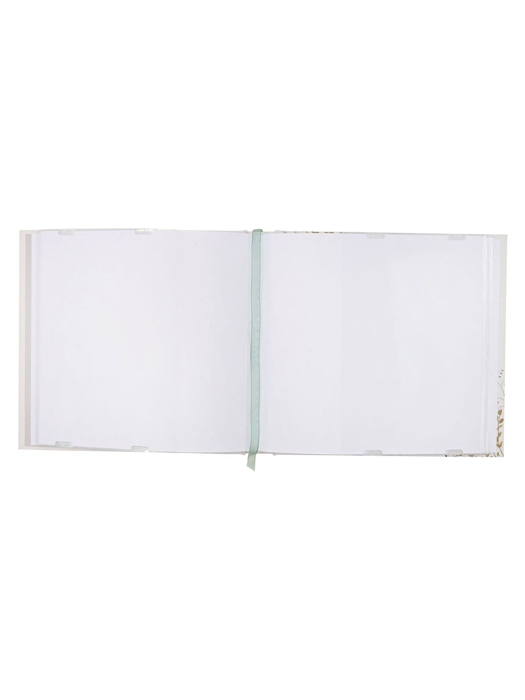 Widdop white wildflower wedding album, UK version