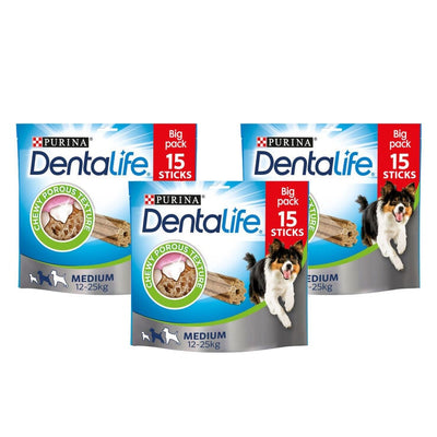 Costco UK Dentalife Medium Dog Dental Chew 3 x 345g- Buy online at McGrocer