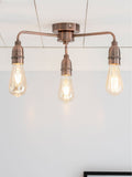 Next Black Brooklyn Flush Ceiling Light, 28.5cm x 38cm