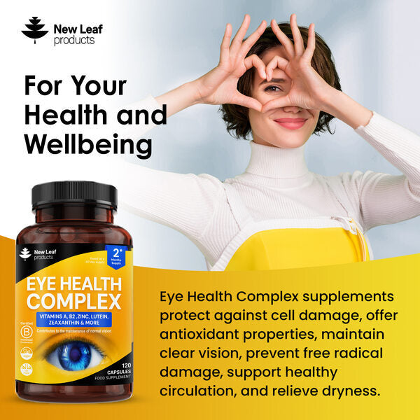 New Leaf eye health complex 120 capsules - British product