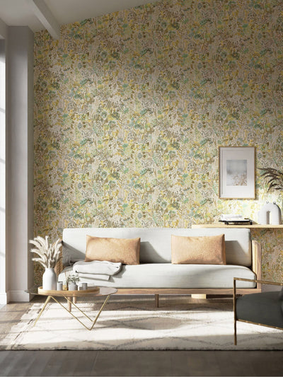 Next Harlequin Green Sanguine Wallpaper 10.05m- Buy online at McGrocer