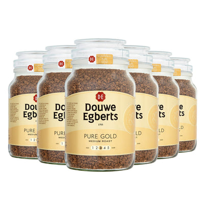 Costco UK Douwe Egberts Pure Gold Medium Roast Instant Coffee Granules 6 x 400g- Buy online at McGrocer
