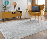 Concept Looms blue indoor outdoor rug in two sizes, imported from the UK