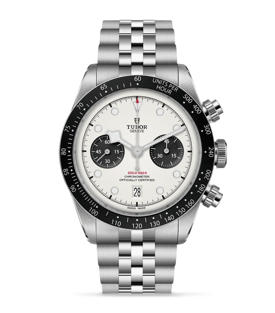 TUDOR Black Bay Chrono stainless steel watch 41mm (British brand)
