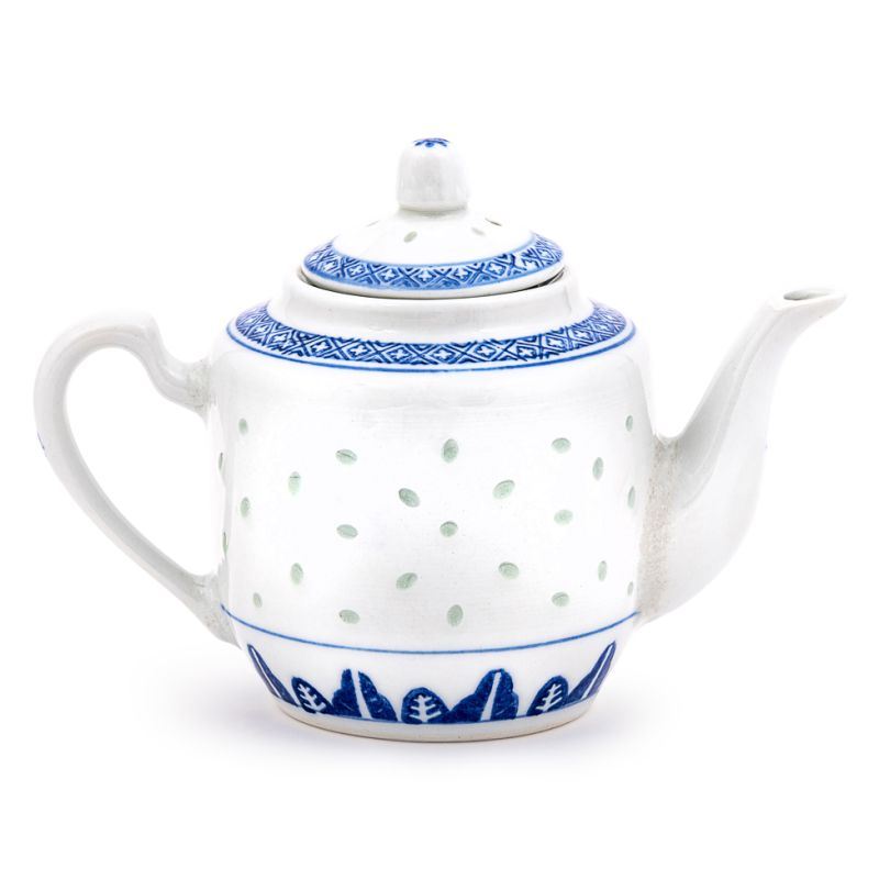 Blue pattern teapot 4.5 inch, imported from the UK
