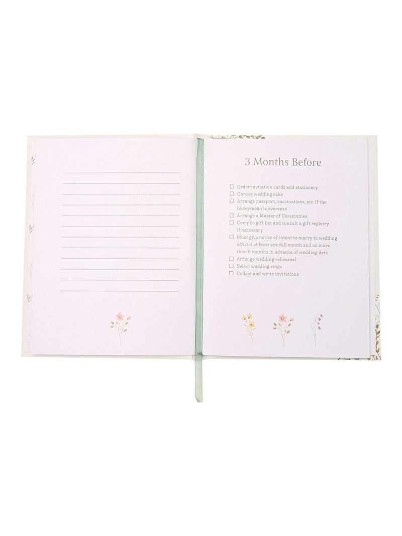 Widdop White Wildflower Wedding Planner, imported from the UK