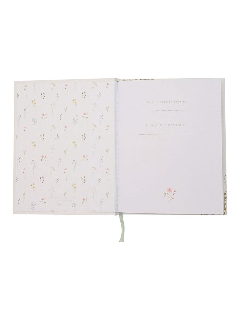 Widdop White Wildflower Wedding Planner, imported from the UK