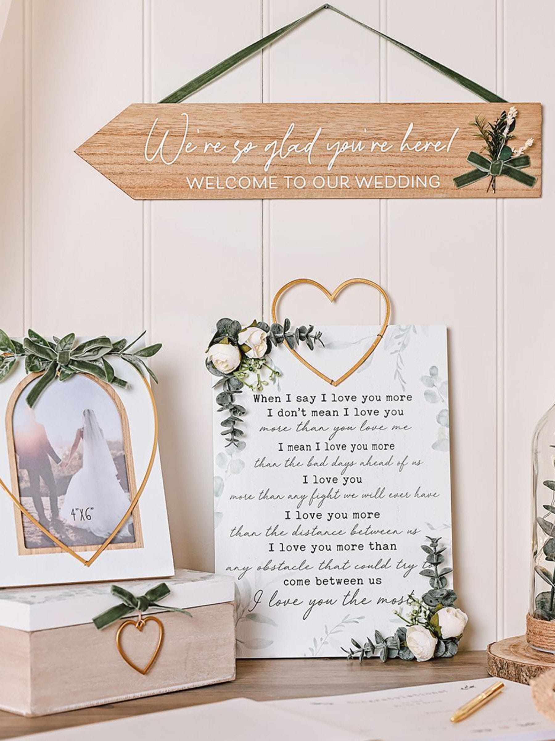 Widdop brown wedding guest book - British product