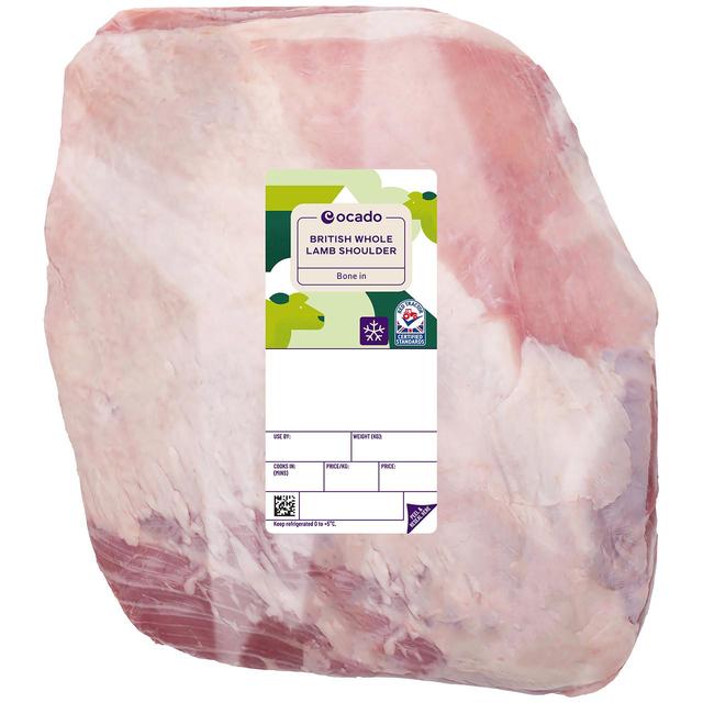 Ocado British Whole Shoulder of Lamb   Typically: 1.65kg