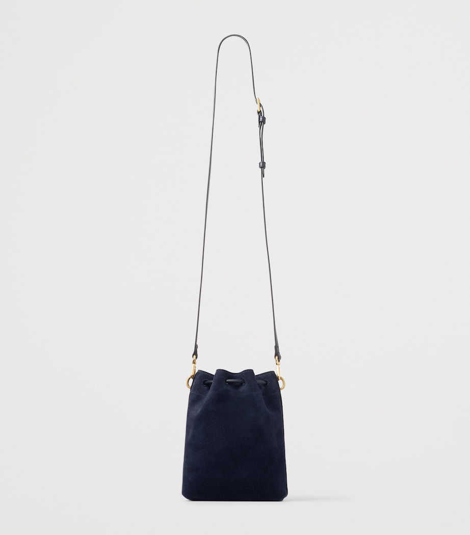 Jimmy Choo Suede Cinch Mini bucket bag, UK version