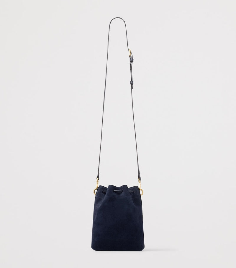 Jimmy Choo Suede Cinch Mini bucket bag, UK version