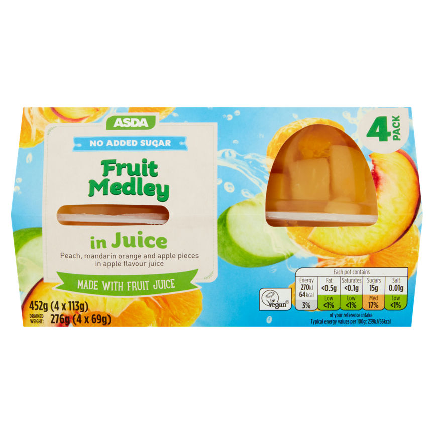 ASDA Fruit Medley in Juice GOODS ASDA   