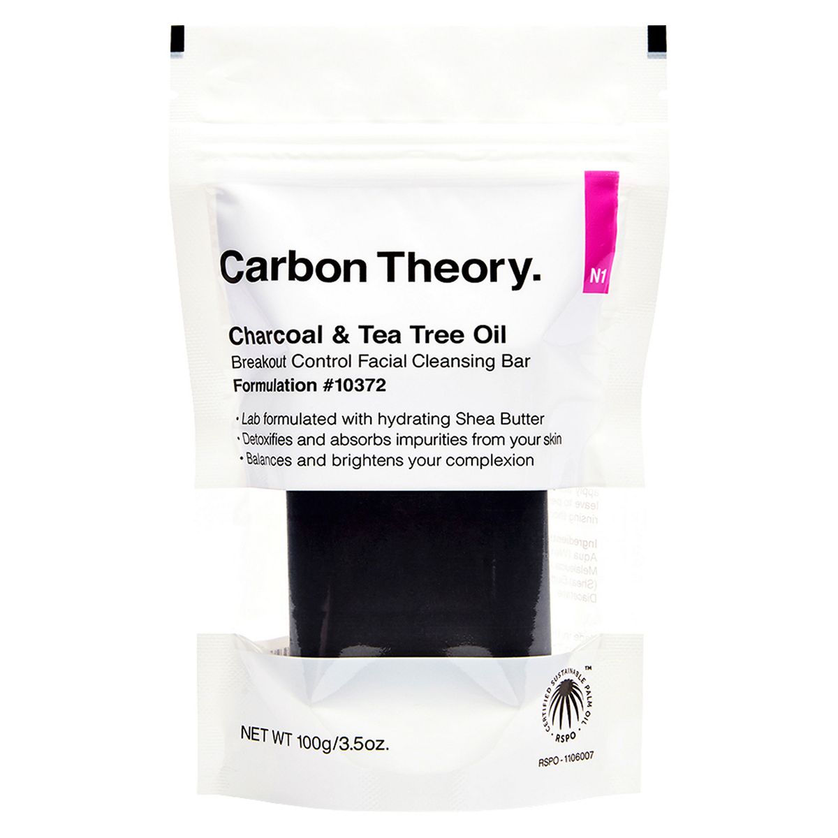 Carbon Theory Anti Breakout Charcoal & Tea Tree Oil Cleansing Bar GOODS Boots   