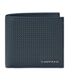 Chopard Racing bifold wallet in leather with chevron pattern - British product