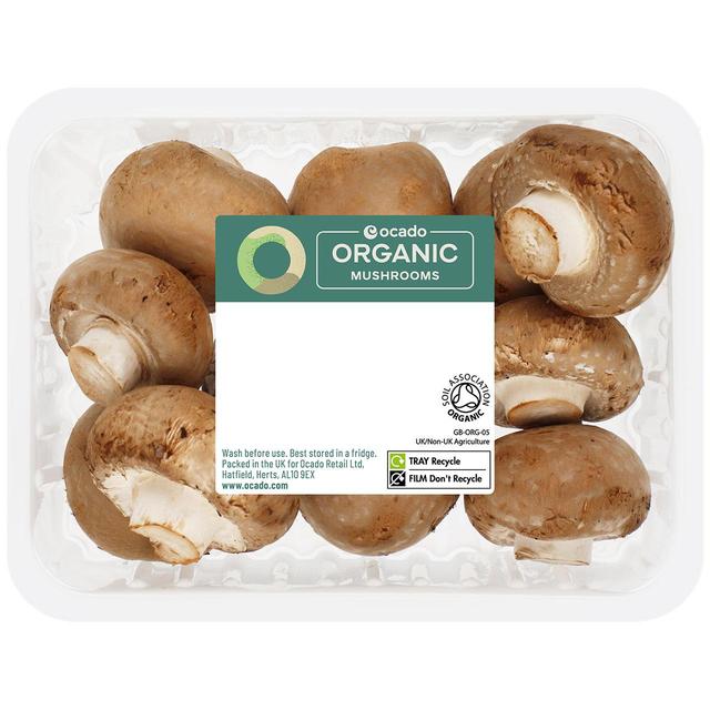 Ocado Organic Chestnut Mushrooms   250g