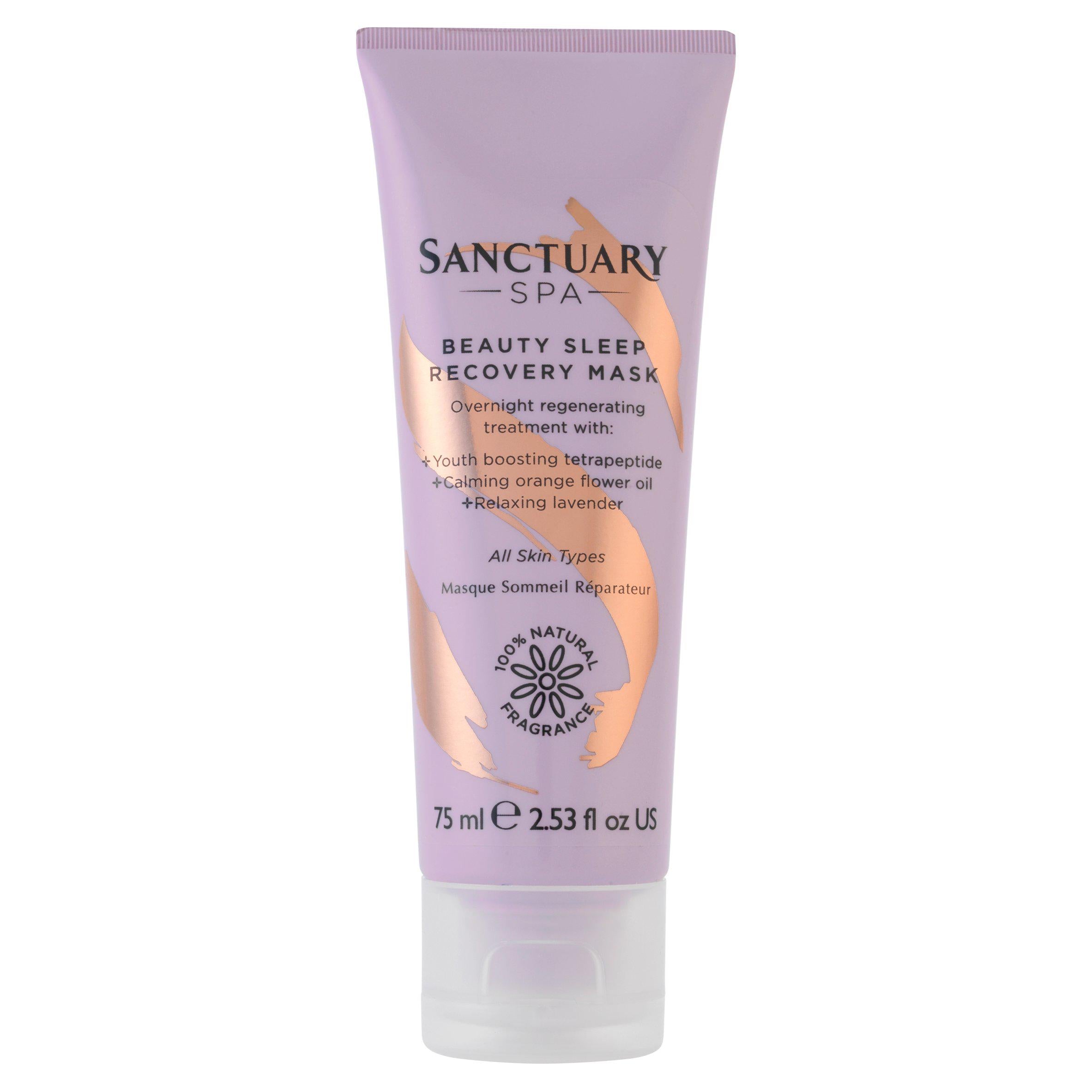 Sanctuary Spa Beauty Sleep Recovery Mask 75ml face & body skincare Sainsburys   