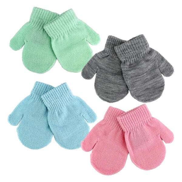 Sock Snob 4 pack baby mittens for winter, UK version