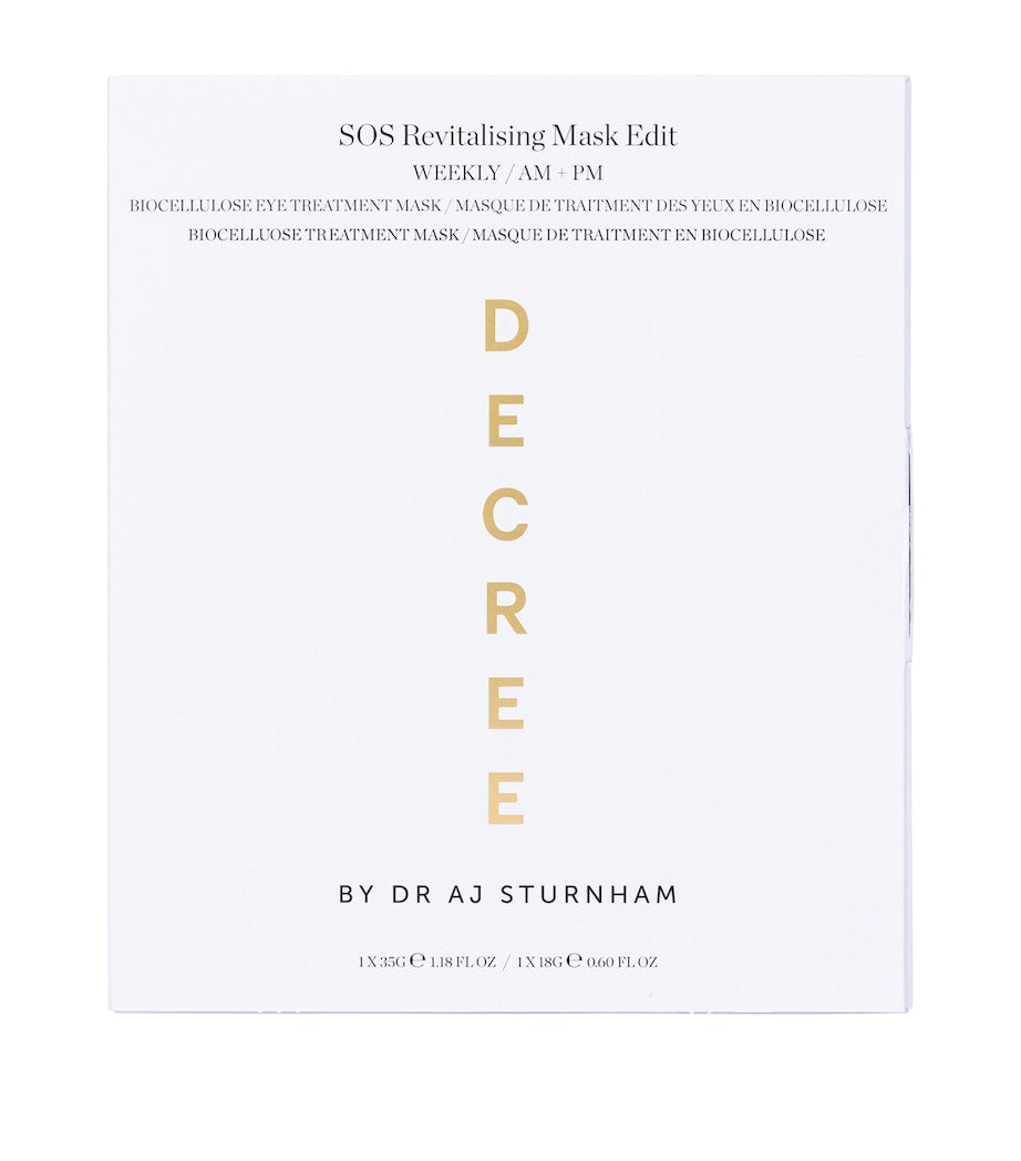 Decree SOS Revitalising Mask Edit sheet mask - British product