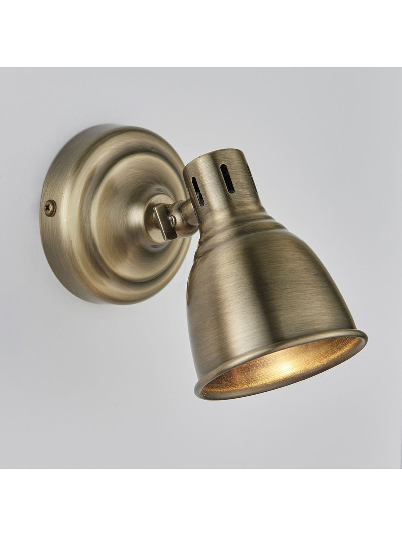 Gallery Home Antique Brass Orilla wall light (British brand)